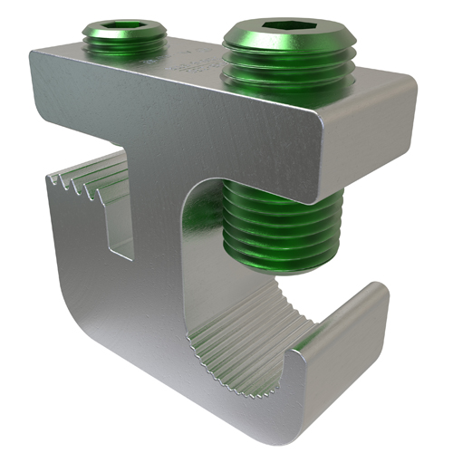 thumbnail image 2 of ILSCO SGB-4 Aluminum Lay-in Grounding Lug - Dual Rated 4-14 AWG, Tin Plated, UL/CSA (Used) 2 of 3